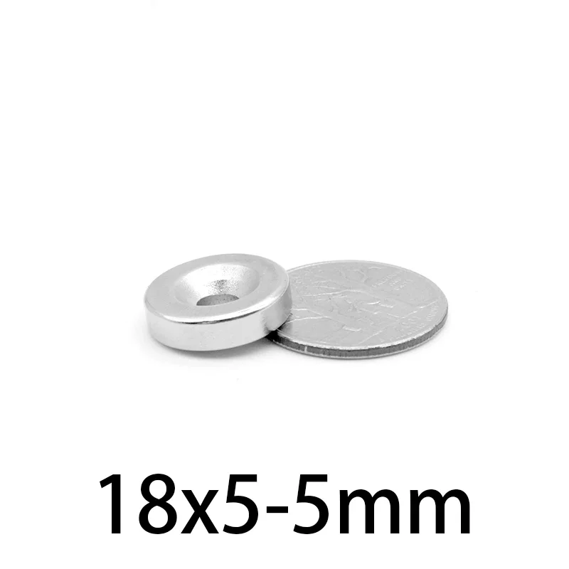 18x5-5mm Disc Rare Earth Neodymium Magnets Countersunk Powerful Magnetic 18*3-5mm Round Magnet 18*4-5 20*3-5 20*4-5 20*5-5