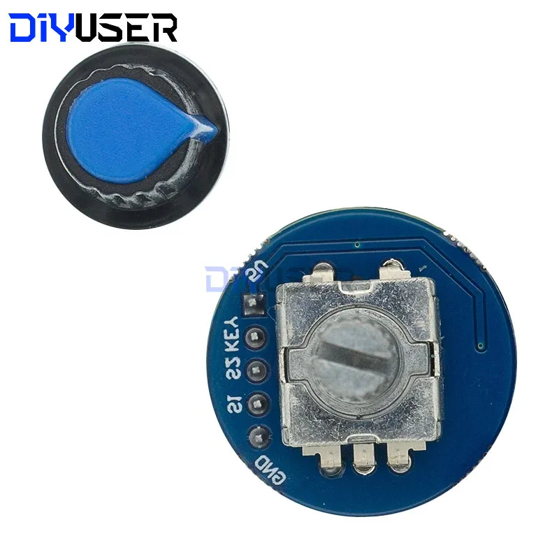Picture 6: DIYUSER Rotary Encoder Module for Arduino Brick Sensor Development Round Audio Rotating Potentiometer Knob Cap EC11
