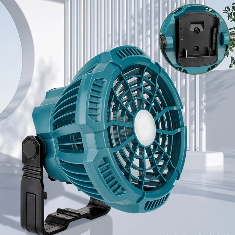 

For Bosch 18V Li-Ion Battery for Auto Repair and Emergency Use Portable Cordless Camping Fan with Remote Control and LED Lights