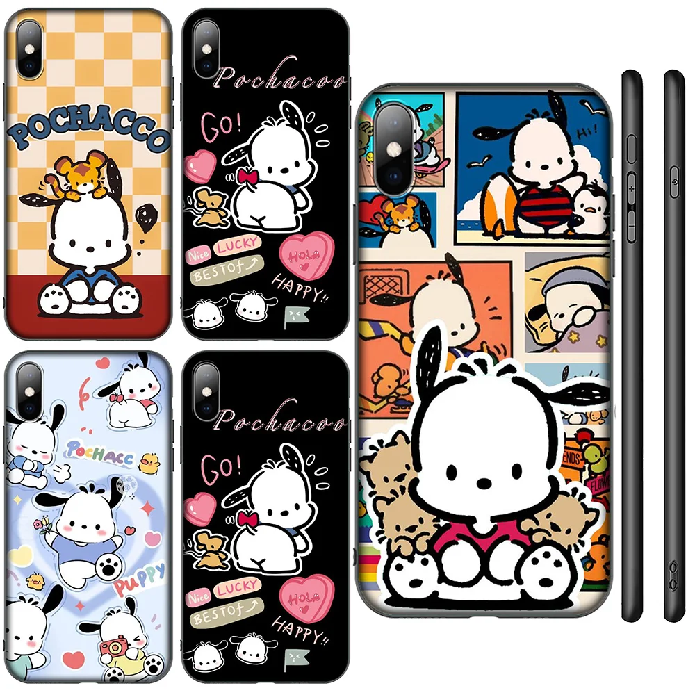 HA46 Cute Pochacco Dog Soft Case for Huawei Nova 5T 4E 3i 3 2 2i Y6 Y6P Y7 Y9 Honor 20 20s 9X 7C Prime Lite 2019