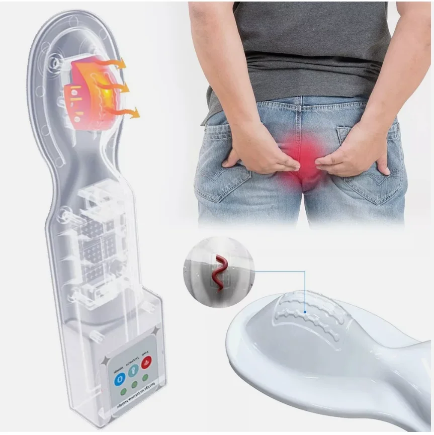 NEW DEVICE FOR HEMORRHOID TREATMENT Red Light Therapy Vibration Massager