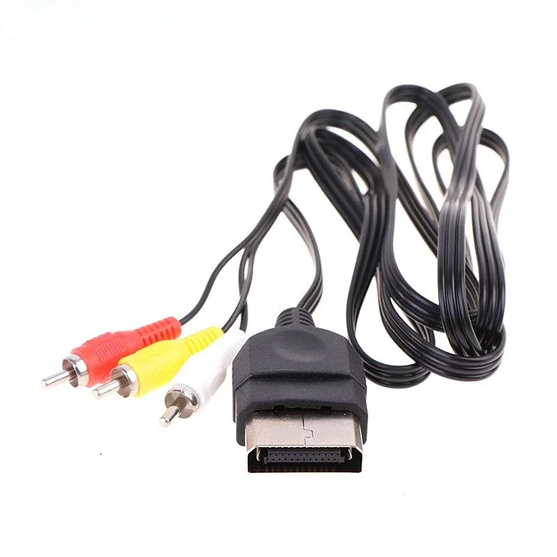 1.8M PS2 AV Composite Cable 3 RCA Audio Video Cord RGB AV Cable Replacement TV Display Connection Wire For Sony PS2 Game Console