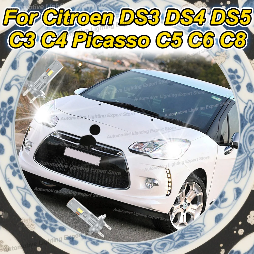 2Pcs Led Low Beam H…