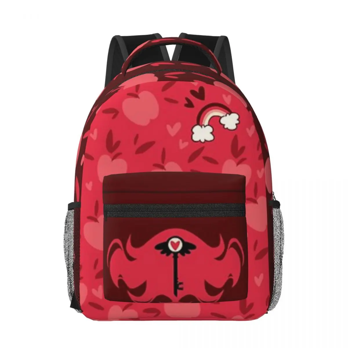 Hazbin-hotel-Charlie mochila escolar con estampado, mochila ligera, nuevo patrón de moda, 17 pulgadas