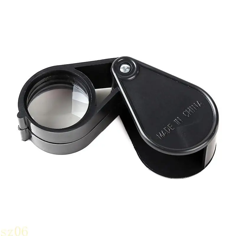 Q2Q4 10x Pocket Jewelry LouPe- Rapicchiatore a doppio pieghetta per occhiali per occhiali