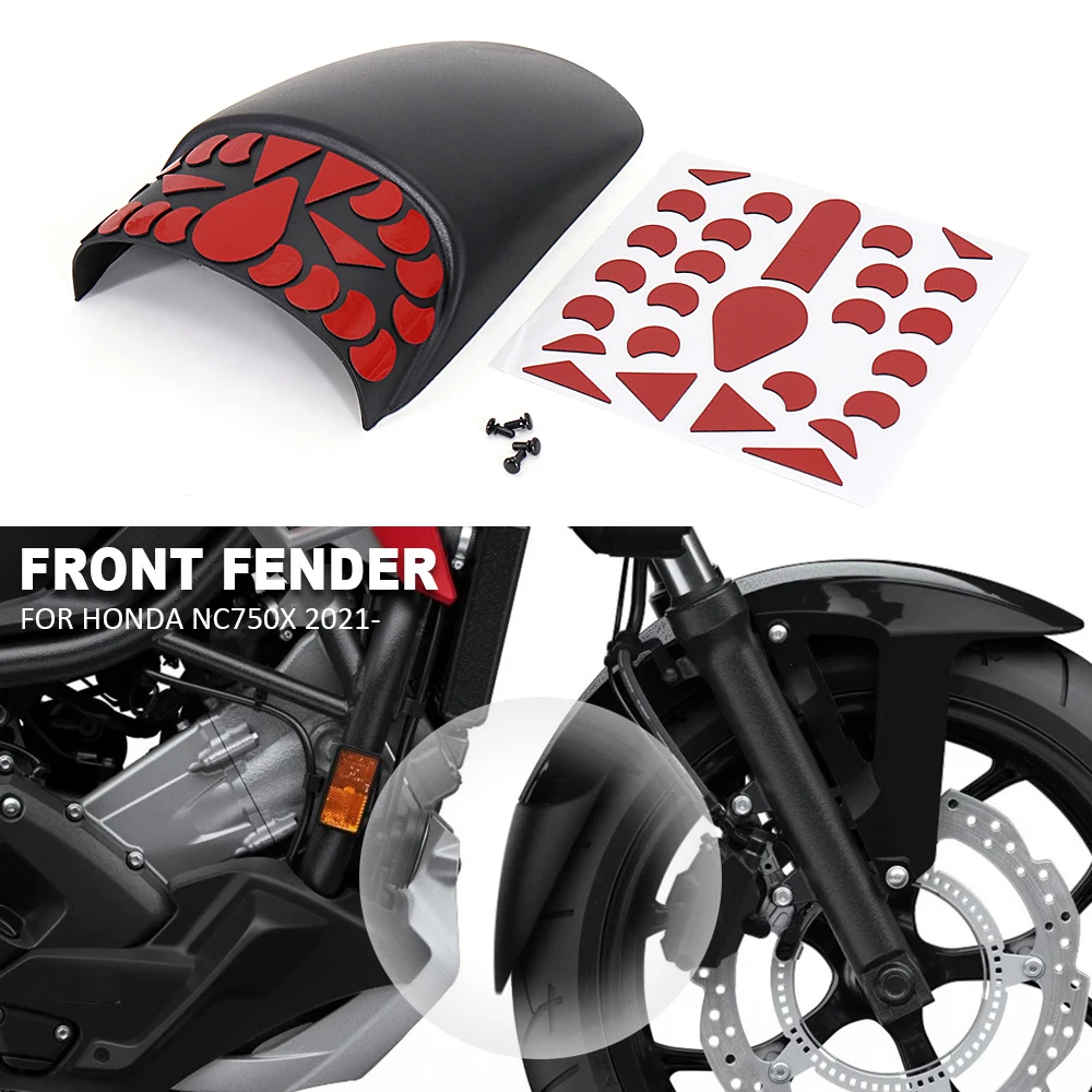 

New 2021 2022 Motorcycle Parts Front Mudguard Fender Rear Extender Extension Splash Guard For Honda NC750X NC 750 X NC 750X