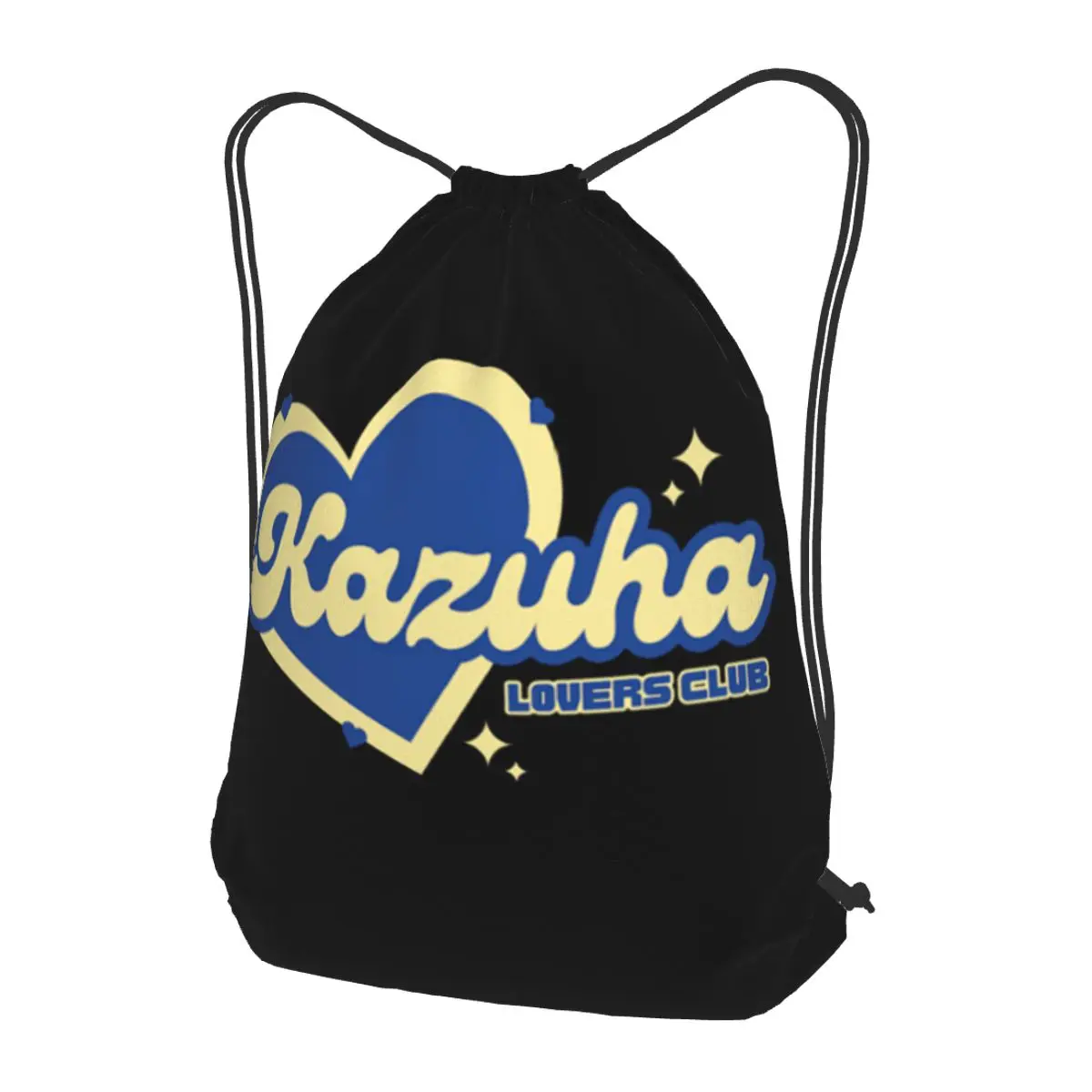 Kazuha Lovers Club Backpacks Fashion Drawstring Bags Sports Bag Book Bags for Man Woman School