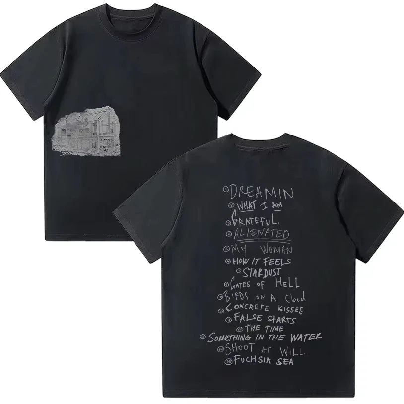 2026 Summer Zayn Malik Tshirt Room Under The Stairs Tracklist Tee Omm Women and Men Clothing Short Sleeve Round Neck Printing