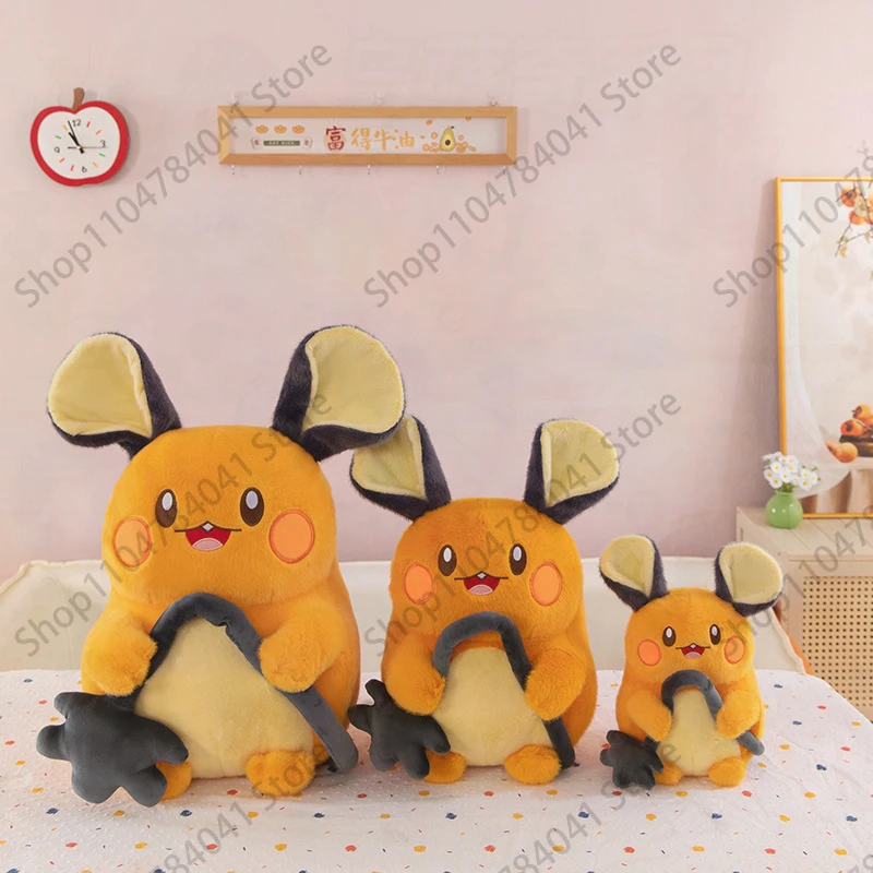 

40cm Pokemon Raichu Plush Toy Stuffed Doll Soft Kawaii Fluffy Anime Home Bedroom Decor Gift Girls Kids Lovely Sweet Plush Toy