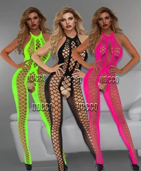 Fishnet sexy Lingerie woman Babydoll exotic apparel Catsuit Underwear Chemises Teddies red Costume sleepwea sexy dress for sex