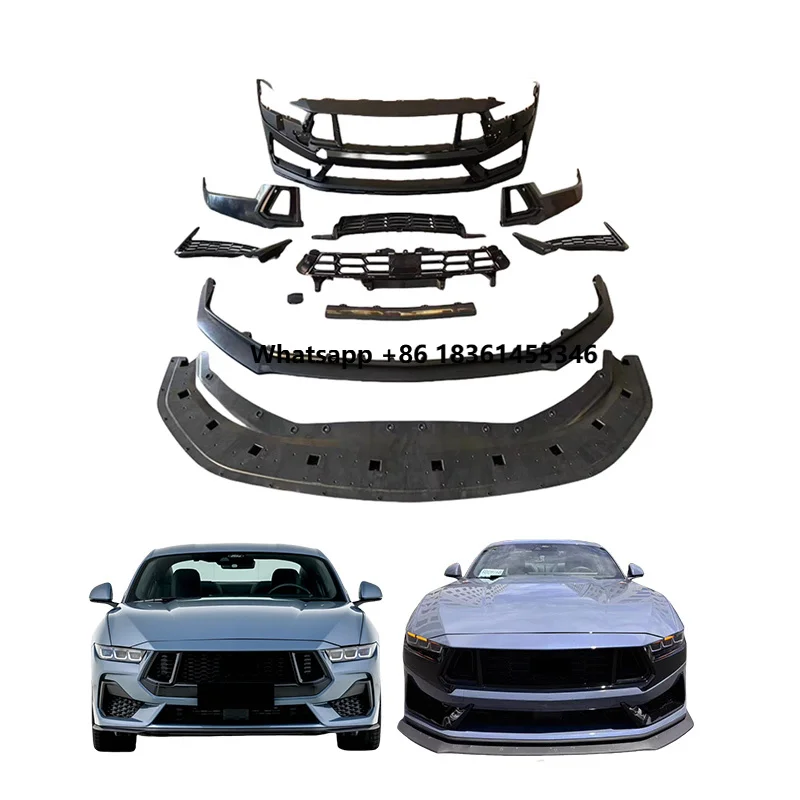

Auto Tuning Accessories Dark Horse Front Bumper Bodykit For Mustang 2024 Body Kit