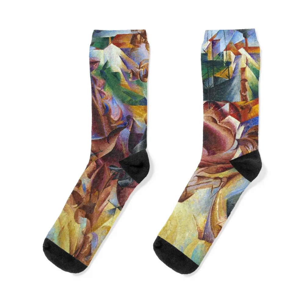 Umberto Boccioni Socks cycling kawaii essential Men's Woman Socks Men's