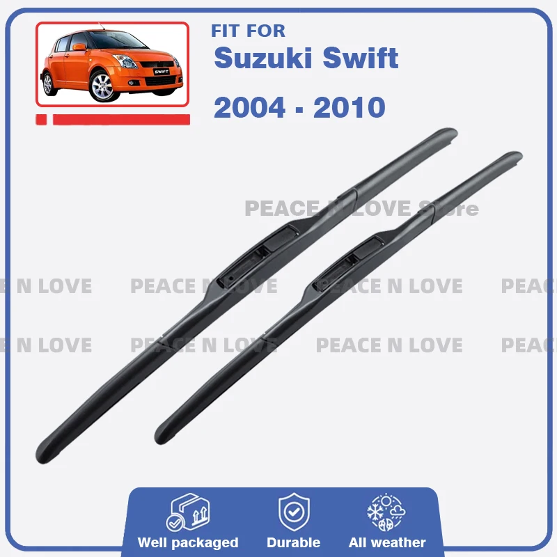 

Front Wiper Blades For Suzuki Swift Hatchback RS413 RS413D RS415 2004 - 2010 2007 Sport RS416 Car Windscreen Window Windshield