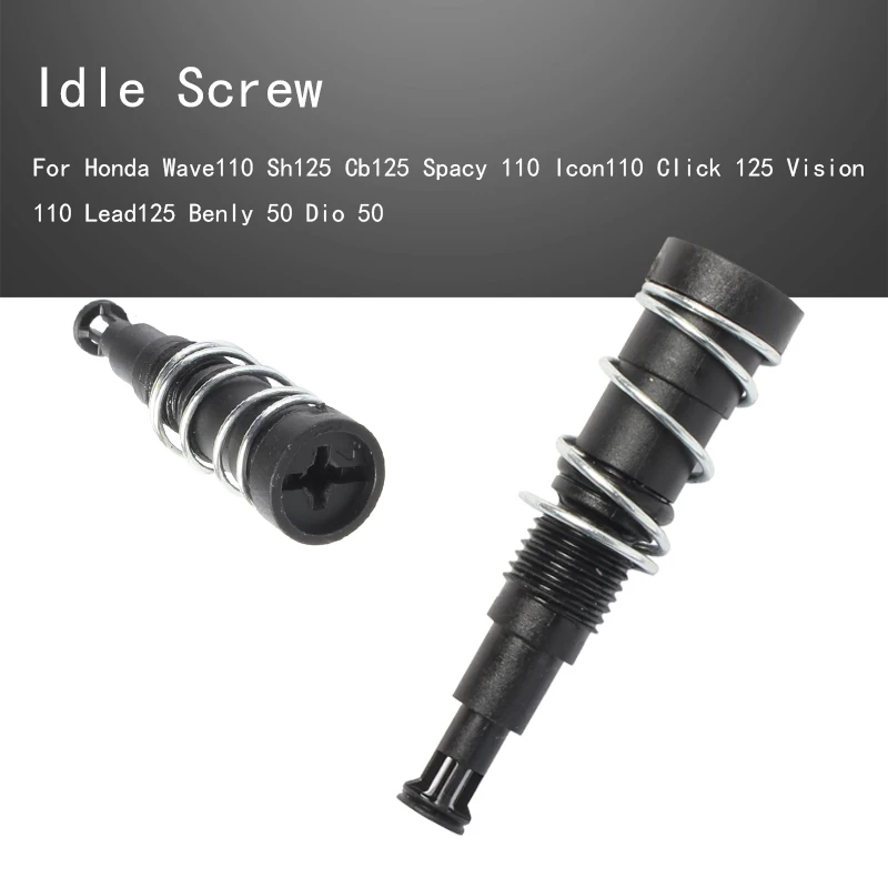

Throttle Body Idle Adjustment Screw For Honda Wave110 Sh125 Cb125 Spacy 110 Icon110 Click 125 Vision 110 Lead125 Benly 50 Dio 50