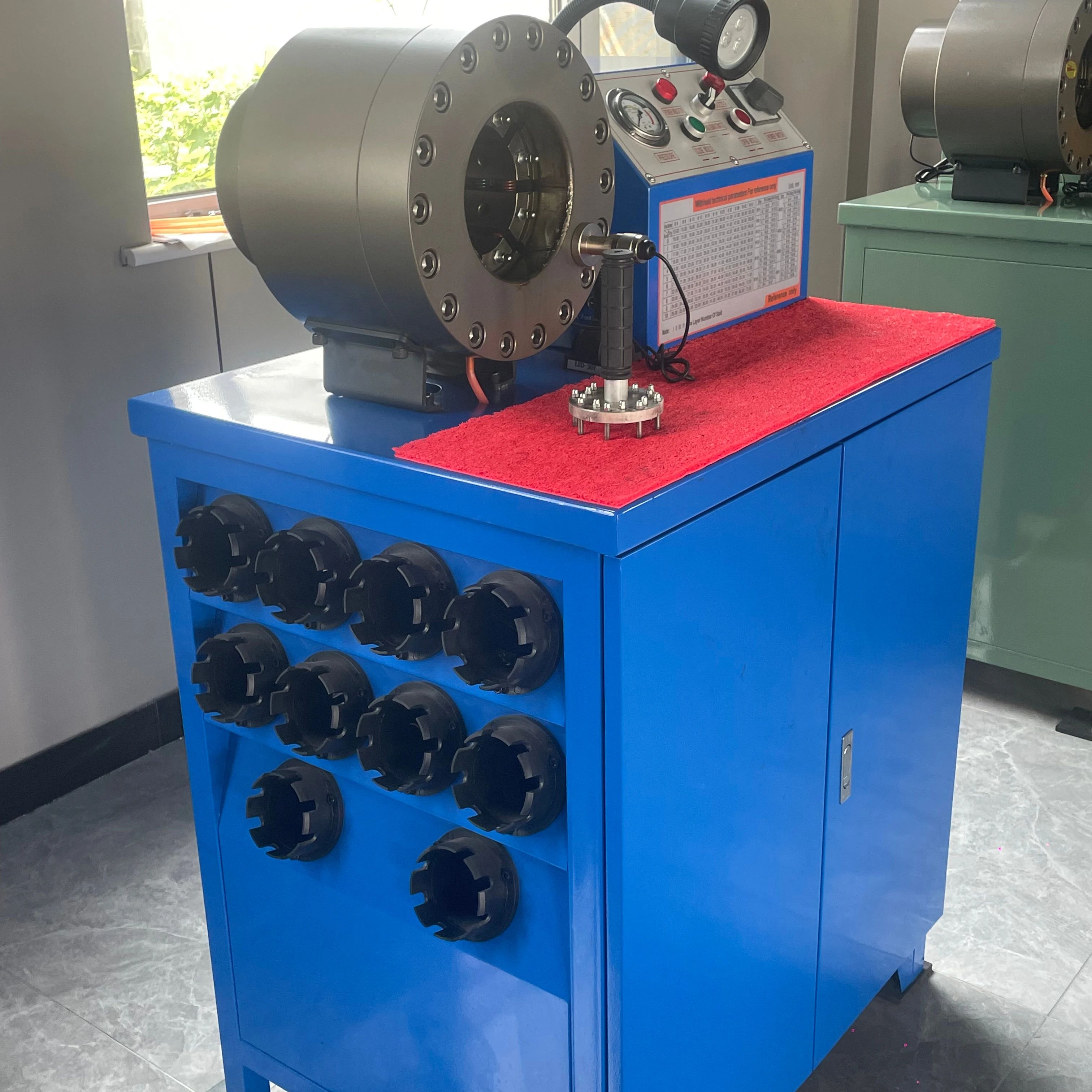 

Китайский источник от 1/4 до 2-дюймовой обжимной станок Машина для обжима гидравлических шлангов высокого давления