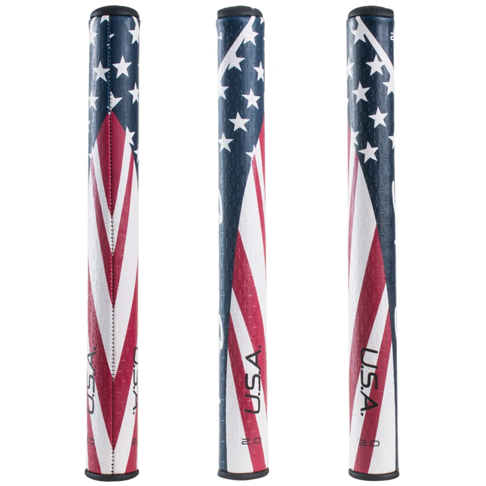 Golf Putter Grip, Midsize, Lightweight Golf Grips, Anti-slip Pattern - Choose Between USA Flag Series, Excellent Push for Golfer