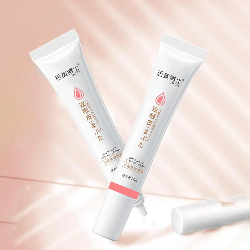 Crème coiffante double paupière pour femme, colle à paupière invisible, ruban à barrage liquide naturel, yeux charmants, 2024