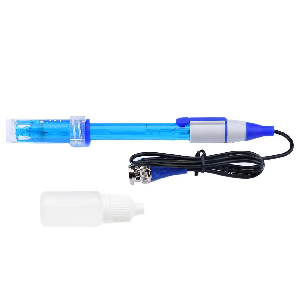 Hot PH Electrode Probe Rechargeable type BNC Connector For Aquarium PH Controller Meter Sensor Gib With Calibration Liquid