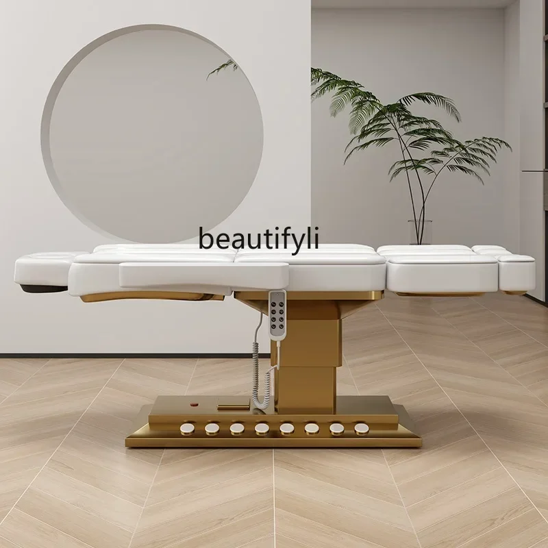 

smt03 ss new styelElectric Plastic Bed Beauty Salon Special Light Luxury European American Style Beauty Electric Bed Massage Lif