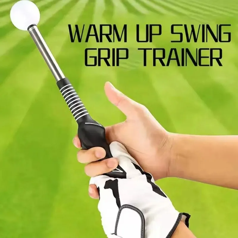 

Right Hand Retractable Golf Swing Training Aid Practice Stick,Indoor Outdoor Golf Assistant Practitioner, Golf Grip Trainer