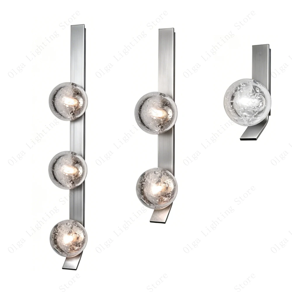 Get This Stylish Minimalist Bubble Glass Wall Sconce Lamps Gold Black Wall Decor Luxury Indoor Lighting