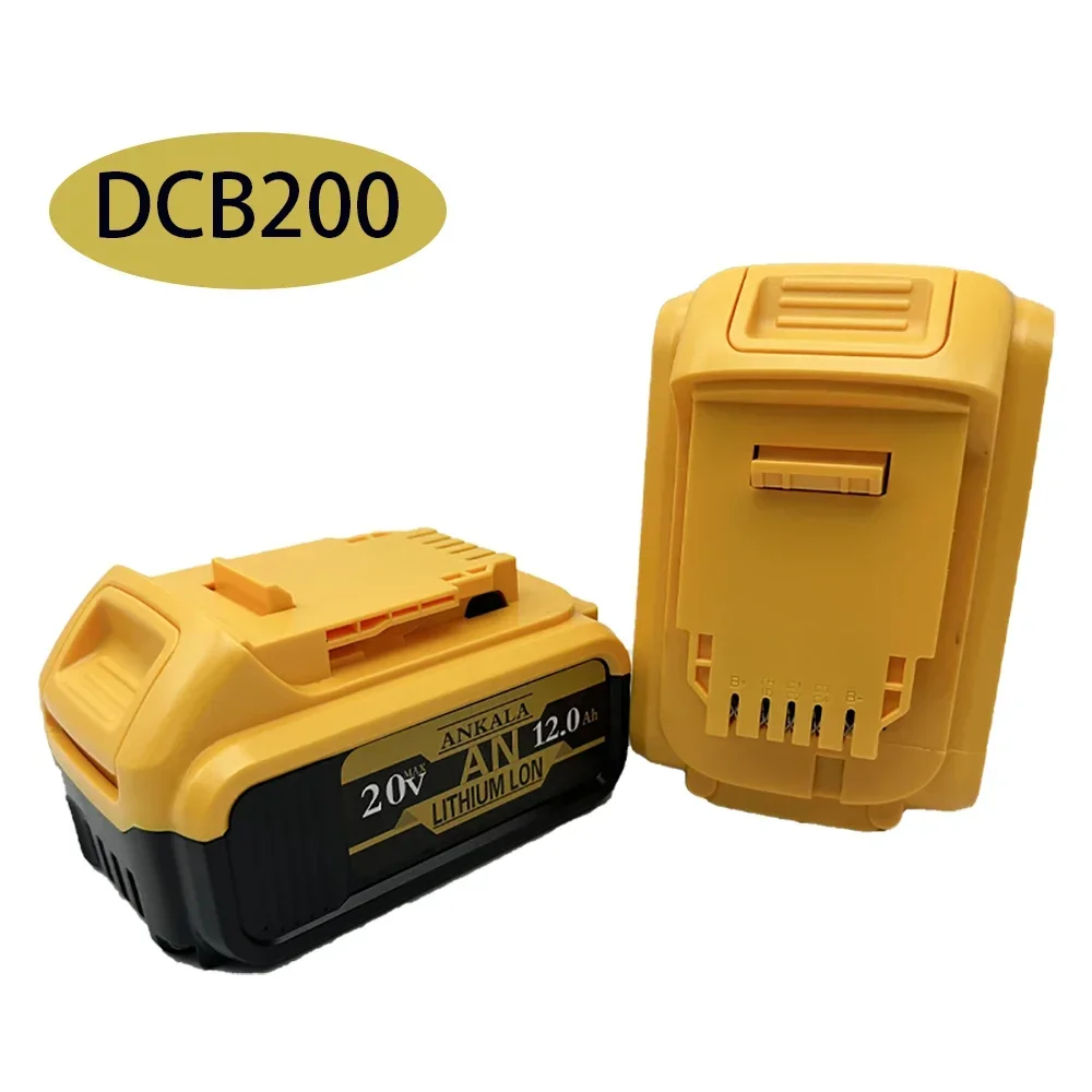 100% new product For Dewalt electric tool battery, 12000mAh, 20V, 12.0Ah, DCB206, 20V, DCB205, DCB204-2, DCB2001