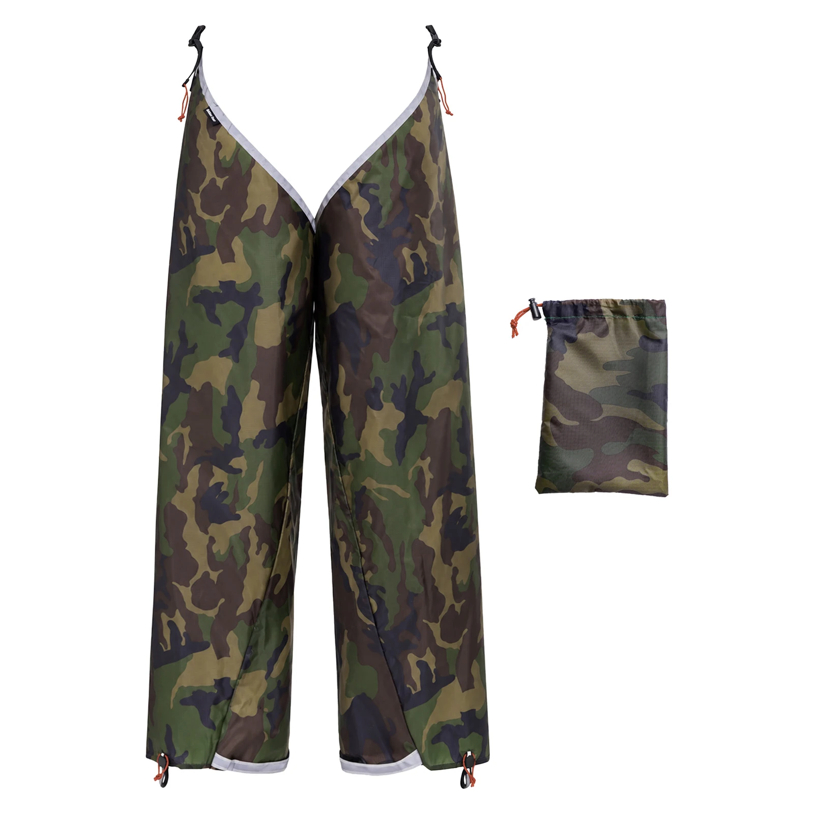 Mens Water Resistant Pants Trousers Leg Gaiters Multi-purpose Lightweight Rain-proof Leg Cover Chaps for Outdoor Hiking Trekking
