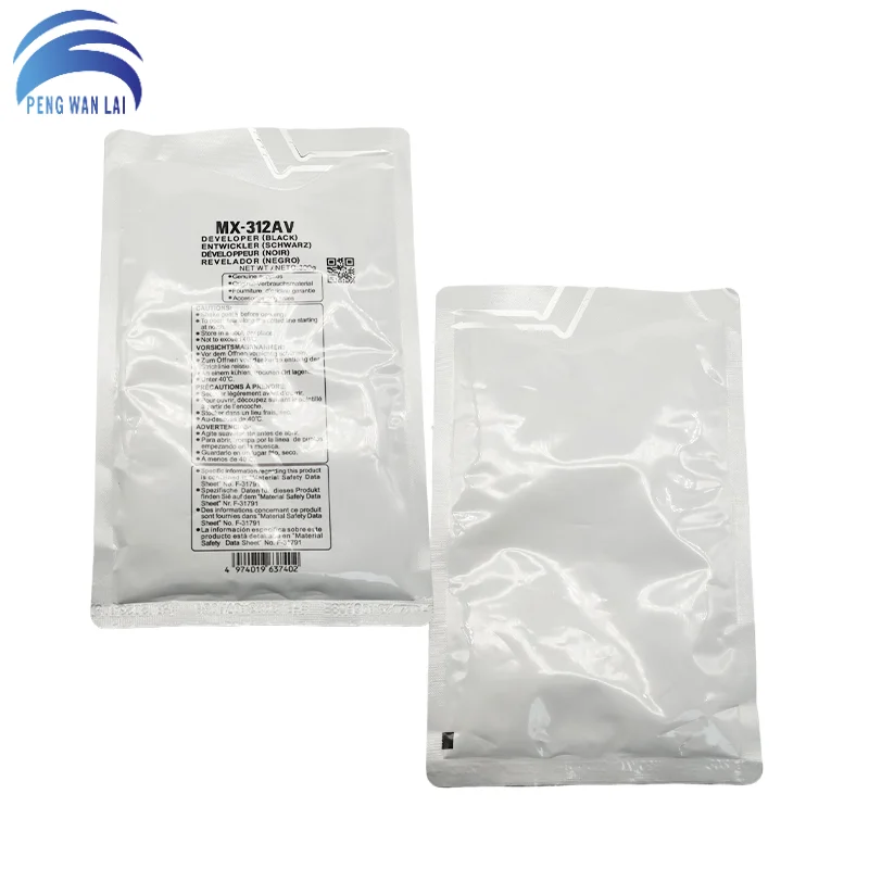 1PC MX312 MX312AV Developer Powder For Sharp MX311 MX2608 MX3108 MX3508 MX261 311 2608 3108 3508 New Import High Quality