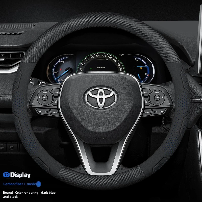 Leather Steering Wheel Cover 2