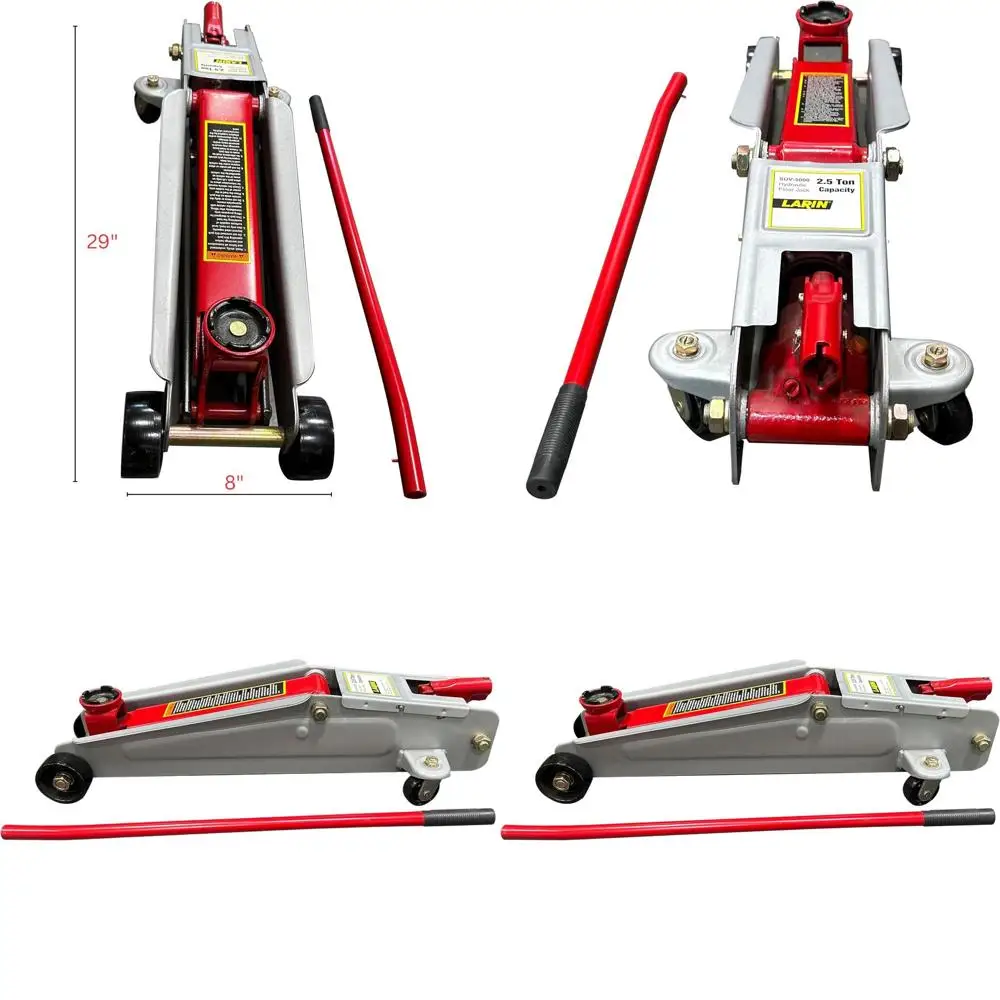 

Гидравлический домкрат для внедорожников грузоподъемностью 5000 фунтов с диапазоном подъема от 5,875 до 21 дюймов