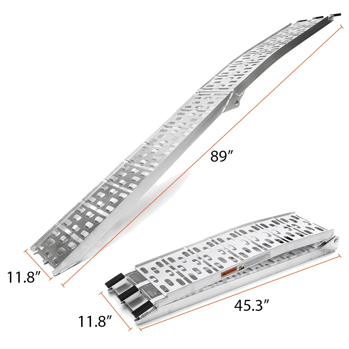 

New 2PCS Ramps Motorcycle Truck Heavy Duty Folding Loading Ramp Kit For Trailers Pickup Truck Car Tailgate ATV Loading