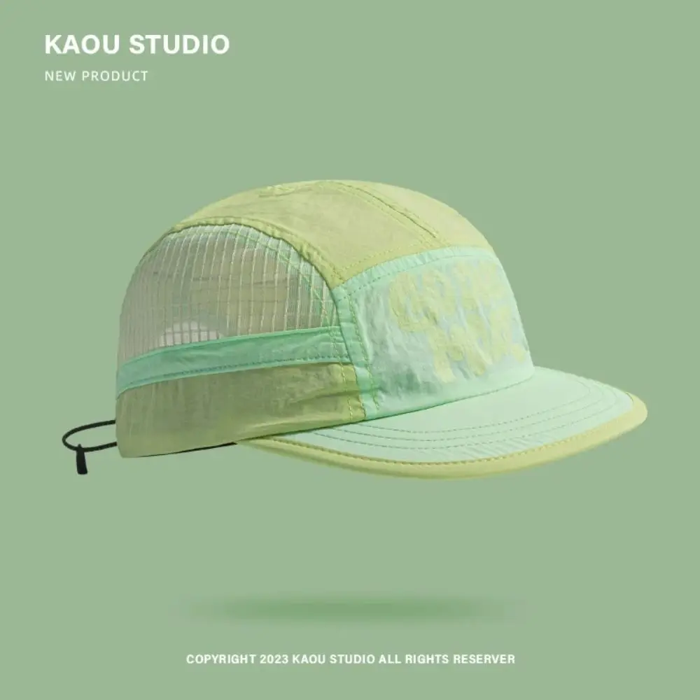 لينة حافة التجفيف السريع قبعة بيسبول الشمس حماية الهيب هوب قبعة تنفس قبعة عادية خفيفة الوزن شبكة تشغيل قبعات الرجال والنساء