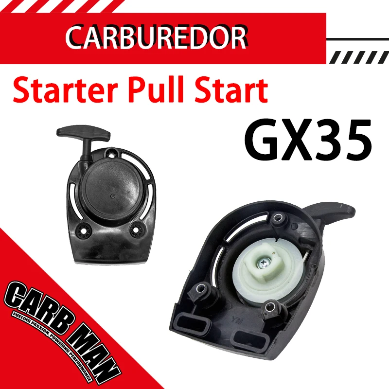 

Lawn Mower Blower Recoil Rewind Starter Pull Start For GX35‌ GX35NT‌ HHT35S Trimmer Brush Cutter 4 Stroke Engine