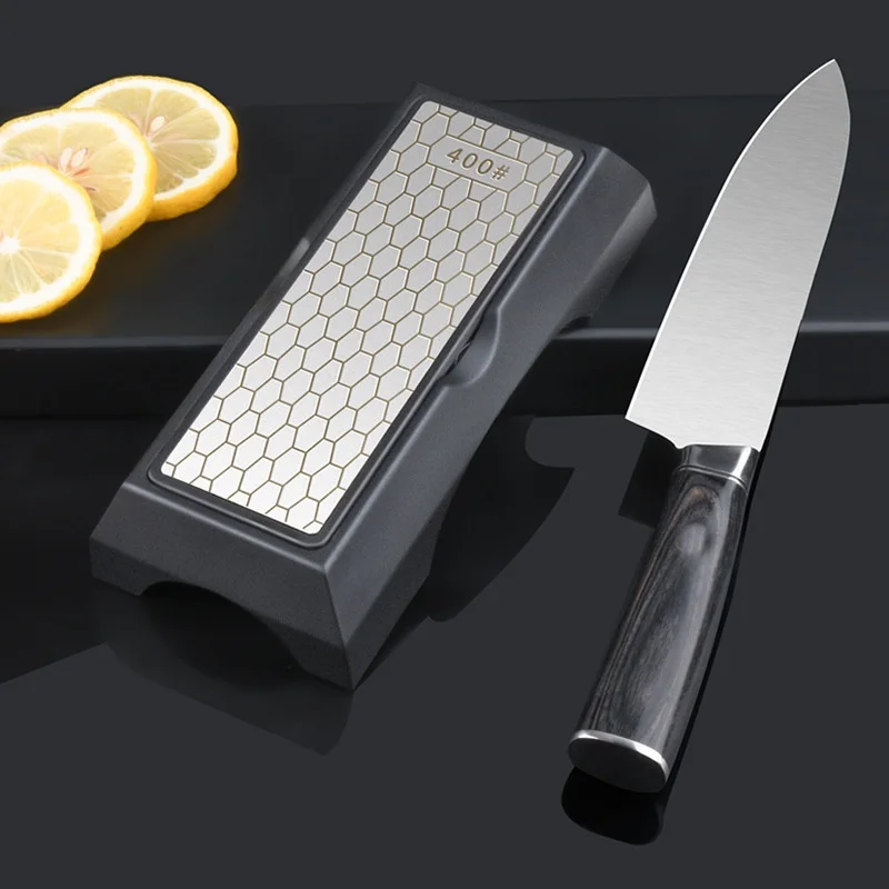 

Двусторонний 400 # /1000 # Ножевая шлифовальная машина Многофункциональная алмазная шлифовальная машина для ножей Кухонные инструменты