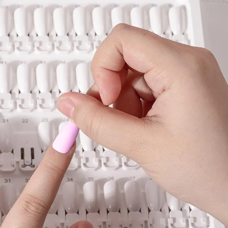

150-Color Nail Polish Swatch Book Loose-leaf Binder Non-Magnetic Snap Closure Color Chart Book Nail Wearing Style Display Board