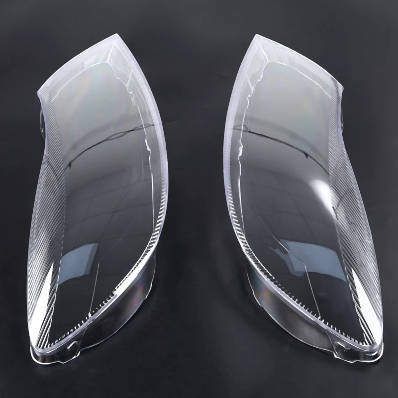 1 Pair Car Left & Right Waterproof Clear Headlight Lens Cover Replacement Dust-Proof Headlight Shell Cover, For Skoda Octavia 10