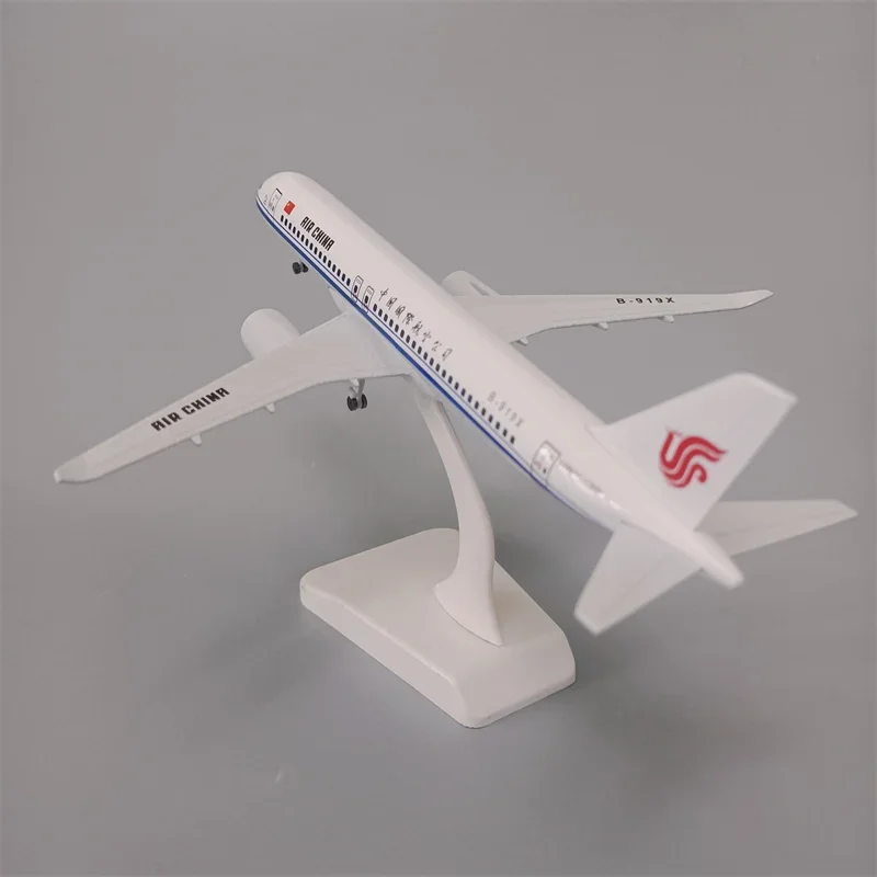 NEW 19cm Air China COMAC C919 Airlines Aircraft Diecast Airplane Model Plane Model Aircraft with Wheels Landing Gears Aeroplane