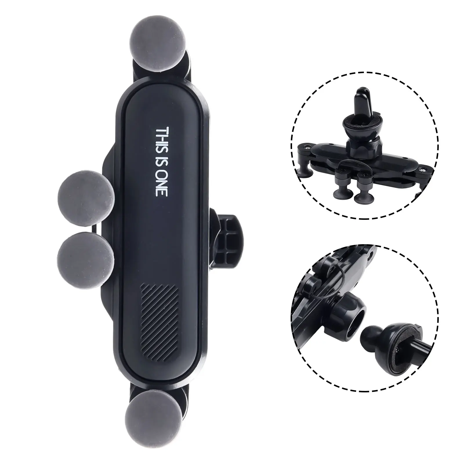 1pc Gravity Car for Mobile Phone Holder Air Vent Stability Stand Mount Bracket For All 4.7-6.5inch Smartphones
