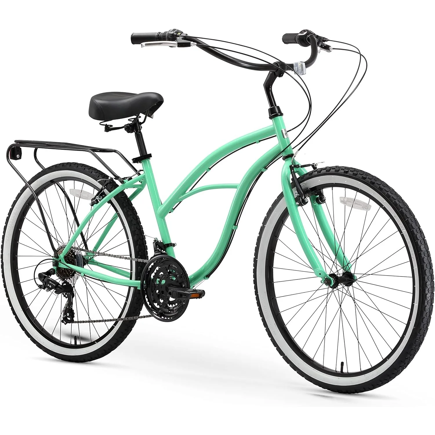 

sixthreezero 26"/21-speed Around The Block Women's Beach Cruiser Bike