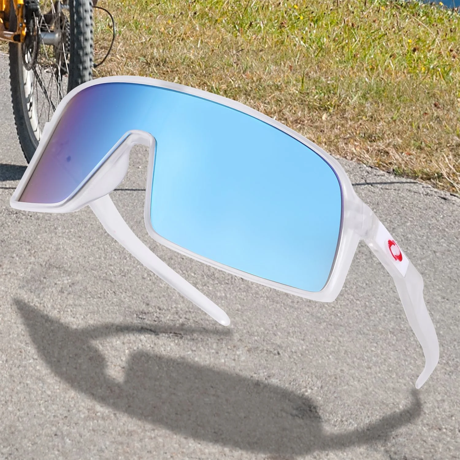 Sunglasses New Sports Sunglasses Female European Fashion Bicycle Riding Sunglasses Outdoor Fishing Glasses