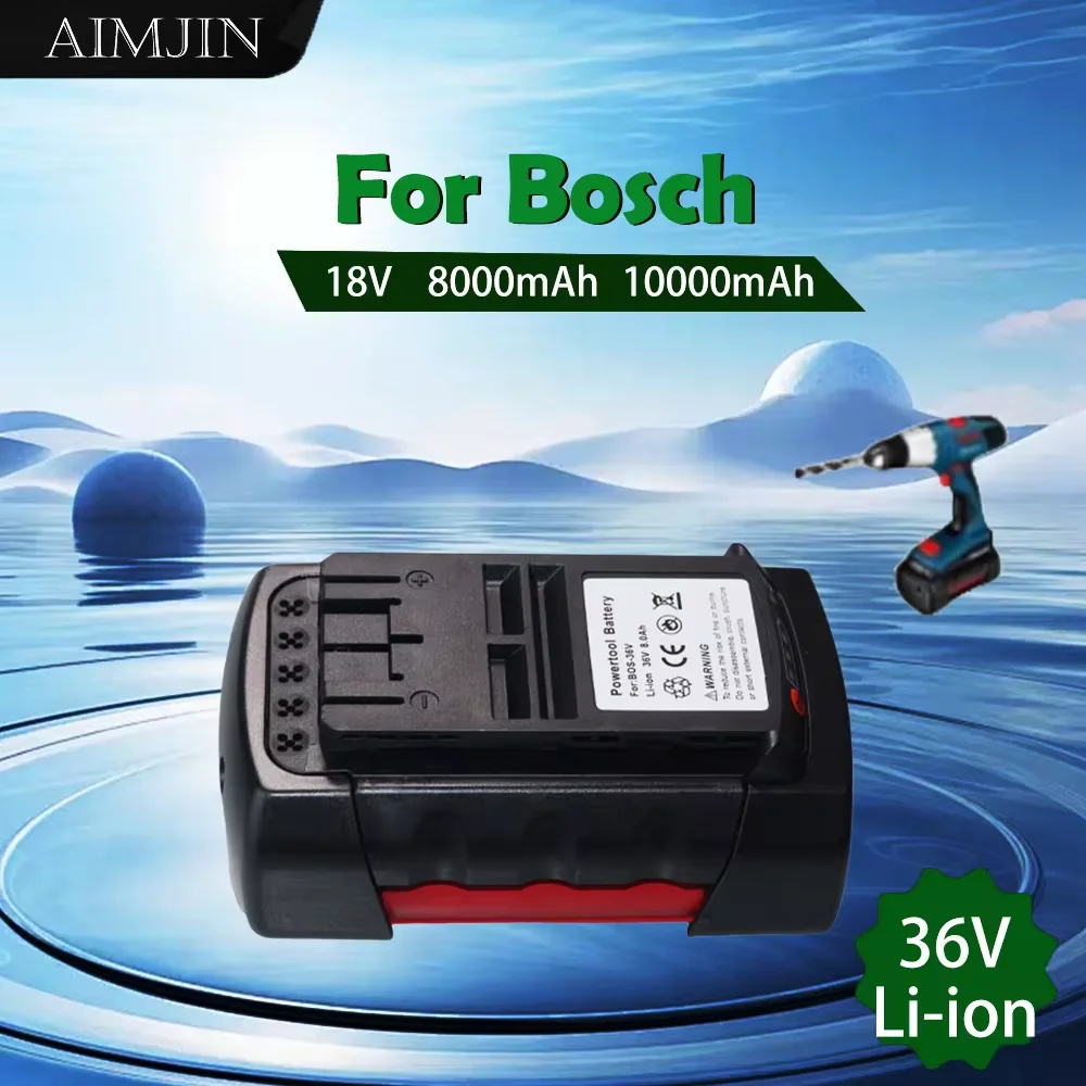 

36V for Bosch cordless drill tools lithium-ion replaceable battery suitable BAT810 BAT840 2607336173 D70771 GBH 36V-LI 8.0/10Ah