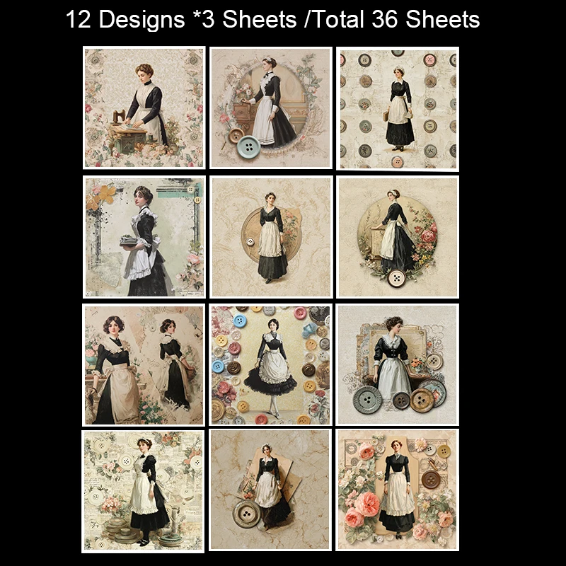 ชุดกระดาษสมุดภาพขนาด 6x6 นิ้ว (36 แผ่น): ลายกระต่ายน่ารัก/ลายหัวใจ สำหรับงานสมุดภาพ งานพับกระดาษ และการทำการ์ด DIY สำหรับเด็ก