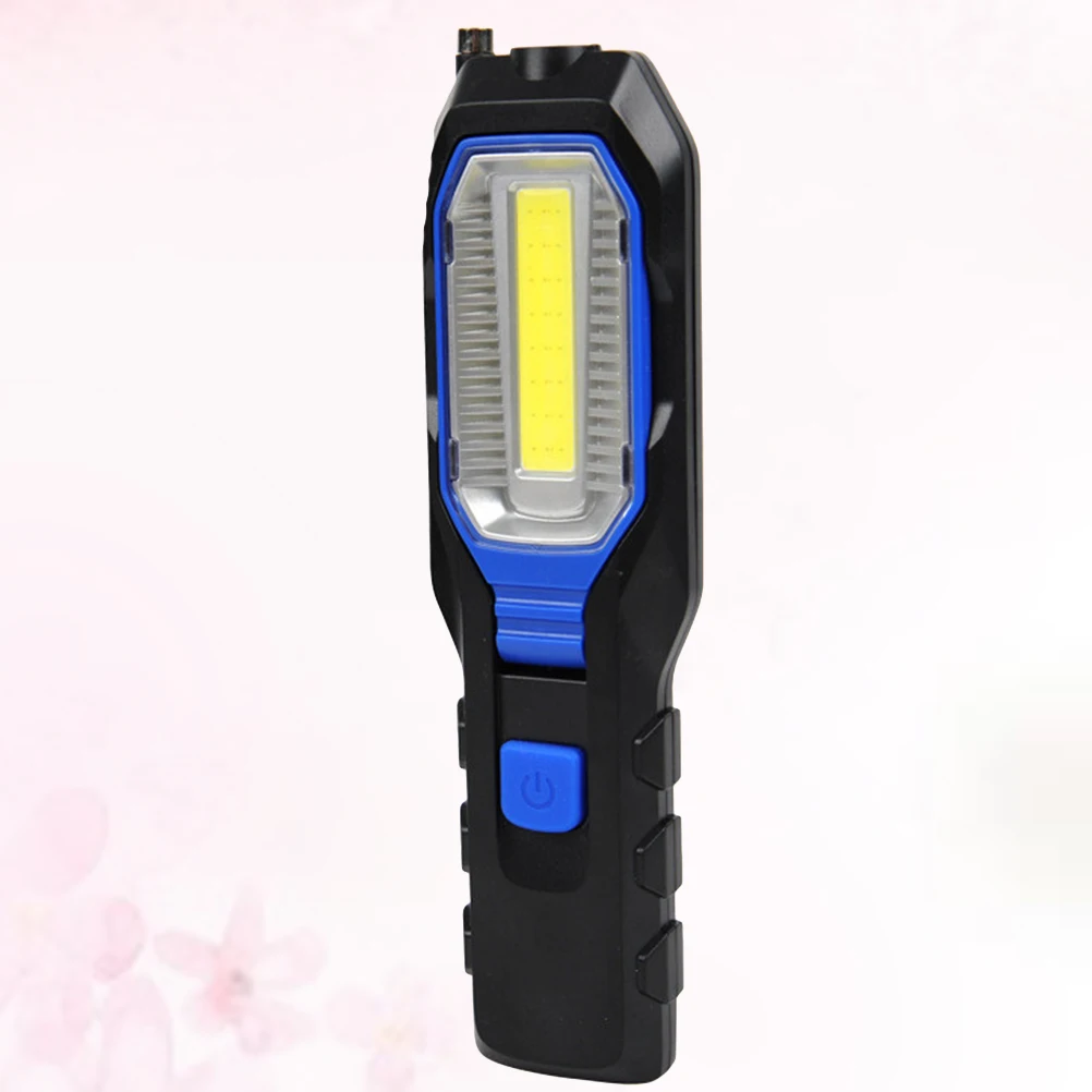 

LED Work Light COB Inspection Torch Portable Magnetic Flashlight 90 Degree Adjustable Beam Angle Power Display Emergency Use Car