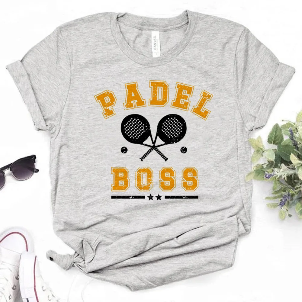 Padel top women graphic tshirt female 2000s clothes