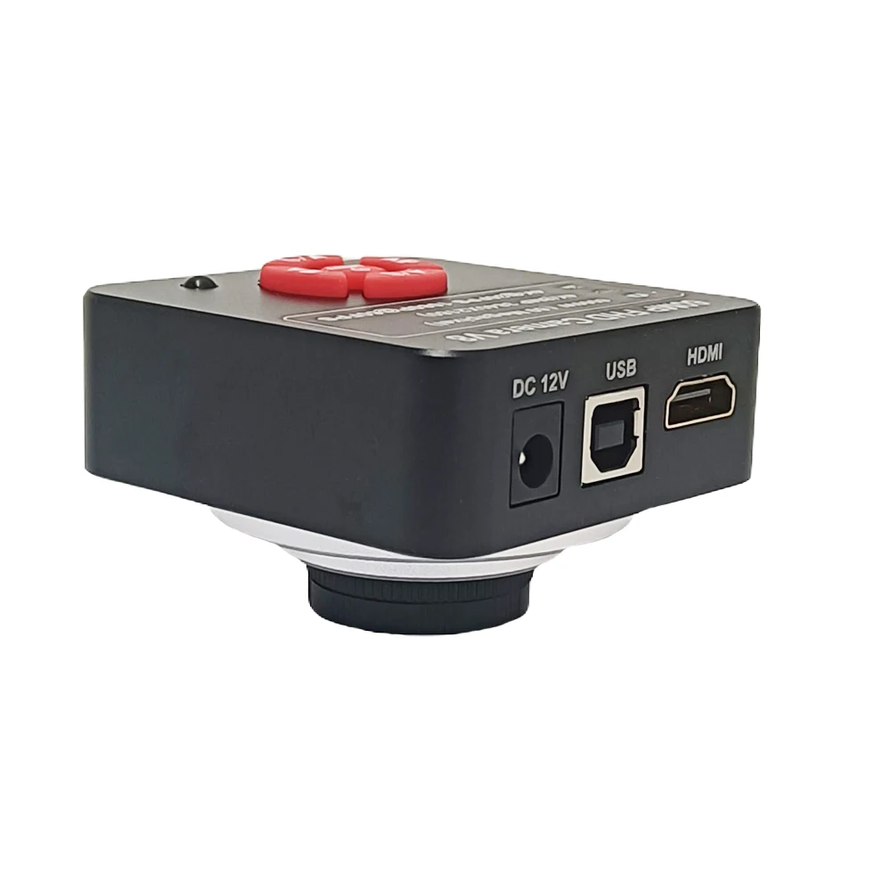 1080P 60FPS 60MP HD HDMI Electronic USB Digital Video Microscope Camera With 130X Focus Zoom Lens 56 Led Lights Phone Watch PCB