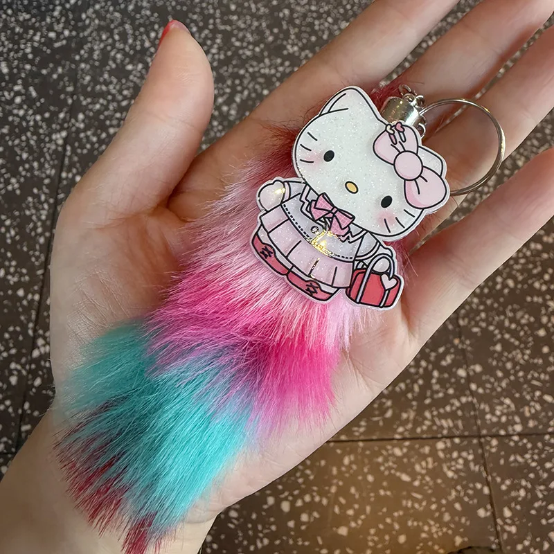 1/20 stücke Neue Nette Cartoon Hallo Kitty Auto Schwanz Tasche Anhänger Bunte Zubehör Schöne Spielzeug Figur Sammeln Artikel für Fans