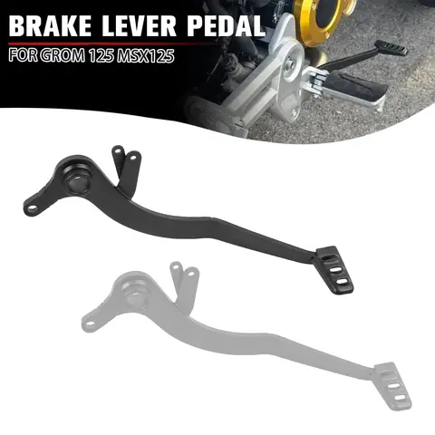 Para HONDA GROM125 MSX125 GROM 125 MSX 125 2023-2026 2025 2024 palanca de freno trasero de motocicleta Pedal estriberas Accesorios