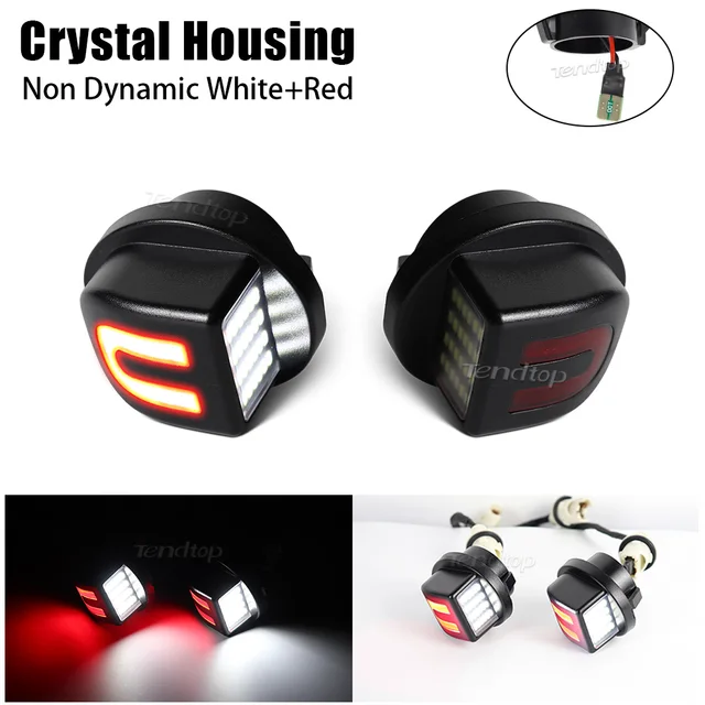 2 szt. oświetlenie tablicy rejestracyjnej LED do Ford F150 F250 F350 Expedition Explorer 1997-2002 Ranger 1983-2011 Lincoln oświetlenie tablicy rejestracyjnej