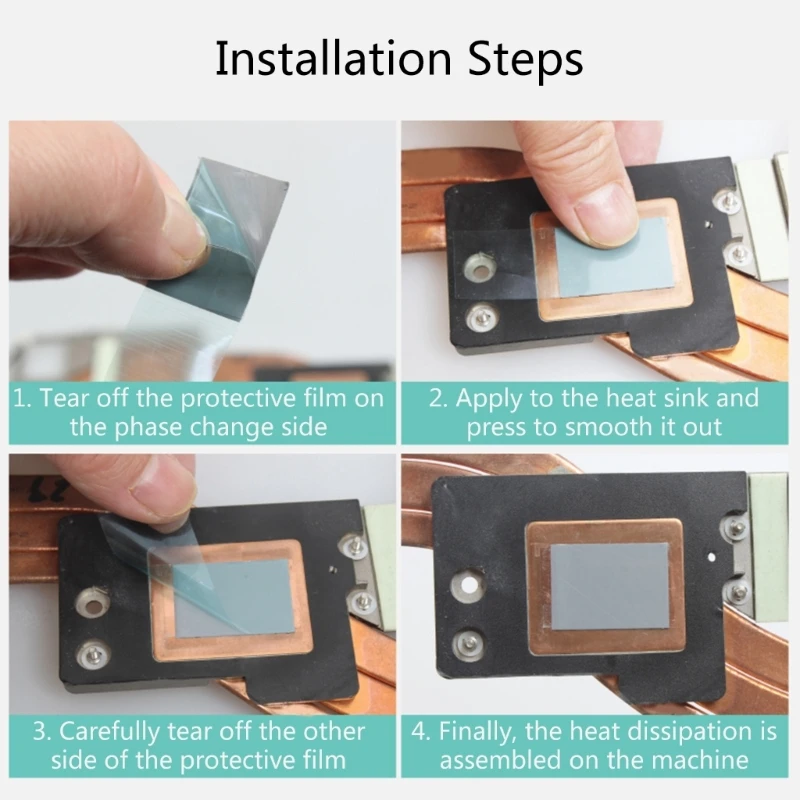 

1PC 8.5W Thermal Conductive Pad PTM7950 Phase Change Silicone Grease Pad