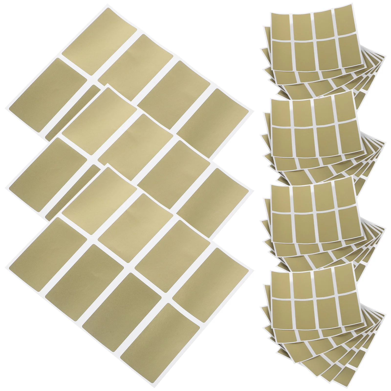 

100 Pcs Stickers Labels Scratch Card Peel and DIY Greeting Cards Party Game off